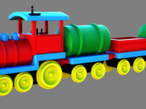 toy train 3D Model