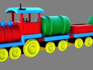 zabawkowy pociąg Model 3D