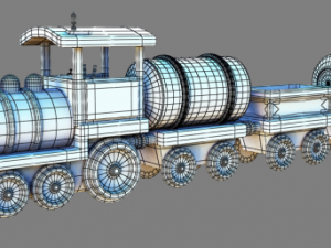 toy train 3D Model