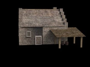 medieval castle set 3D Model