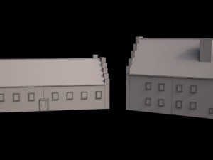 medieval castle set 3D Модель
