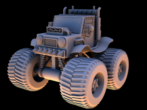 monster truck 3D Модель