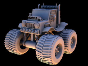 monster truck 3D Model