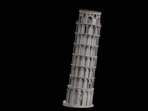 pisa tower 3D Model