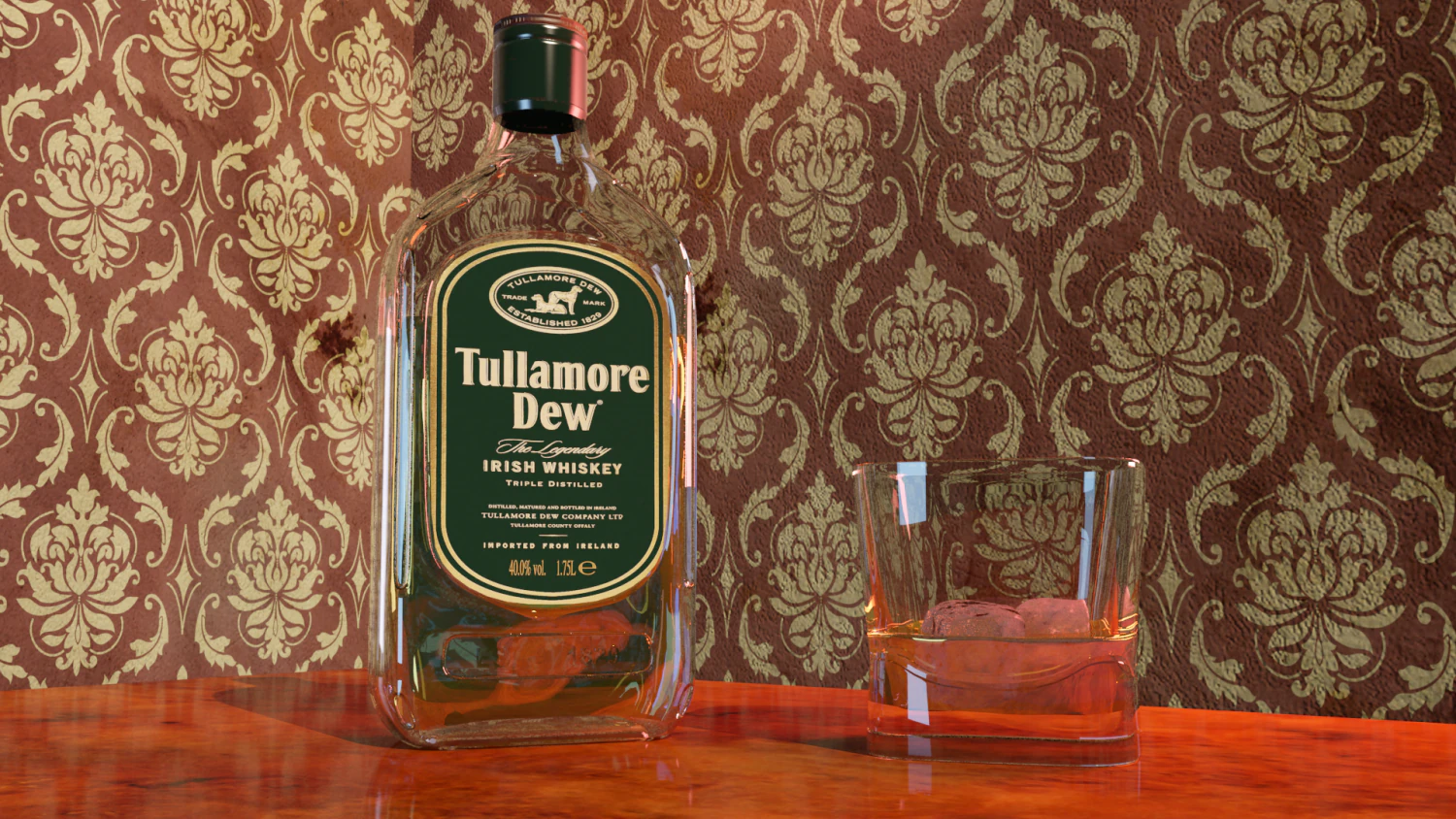 tullamore dew 3D Model .c4d .max .obj .3ds .fbx .stl .blend 