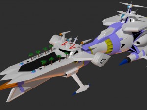 blue typhoon 3D मॉडल