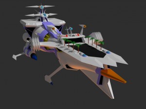 blue typhoon Modello 3D