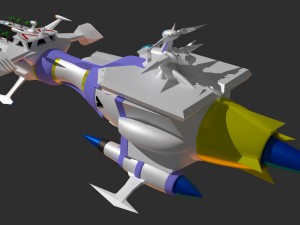 blue typhoon Modello 3D
