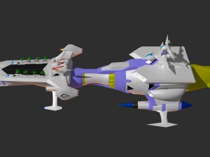 blue typhoon Modello 3D