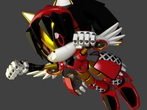 metal honey and mirror mhoney the cat Model 3D