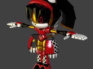 metal honey and mirror mhoney the cat Model 3D