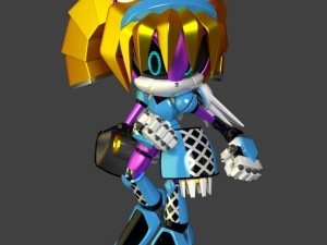 metal honey and mirror mhoney the cat Model 3D