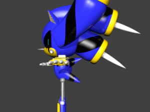 metal svesh the hedgehog 3D Model