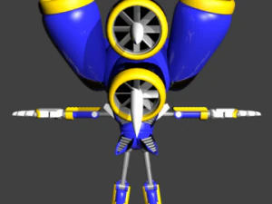 metal svesh the hedgehog 3D Model