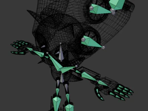 metal svesh the hedgehog 3D Model