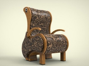 armchair Modello 3D
