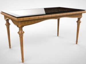 classic table empire Modello 3D
