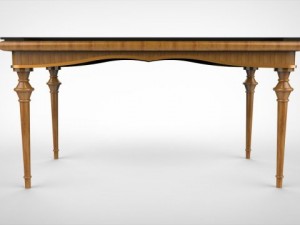 classic table empire Modèle 3D