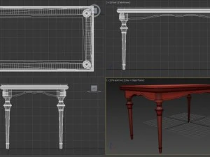 empire de table classique Modèle 3D