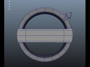 volvo logo 3Dモデル