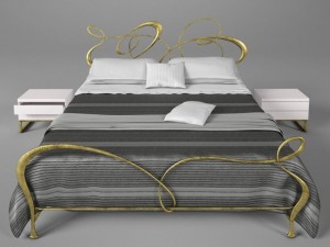 ghirigori bed by cantori 3D Model