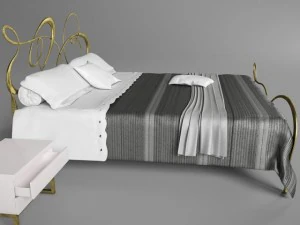ghirigori bed by cantori 3D Model