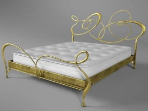 ghirigori bed by cantori 3D Model