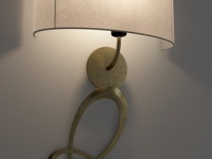 deco wall lamp by cantori 3D Model