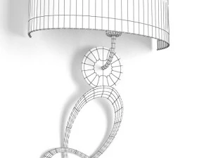 deco wall lamp by cantori 3D Model