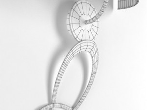 deco wall lamp by cantori 3D Model
