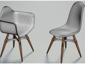 zigzag armchair  chair 3Dモデル