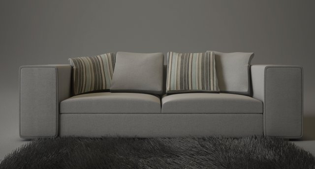 moroso springfield sofa Modelo 3D .c4d .max .obj .3ds .fbx .stl .blend 
