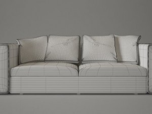 moroso springfield sofa Modelo 3D