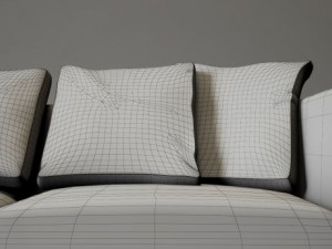 moroso springfield sofa Modelo 3D