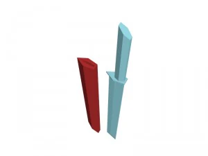 sword samurai 3D Model