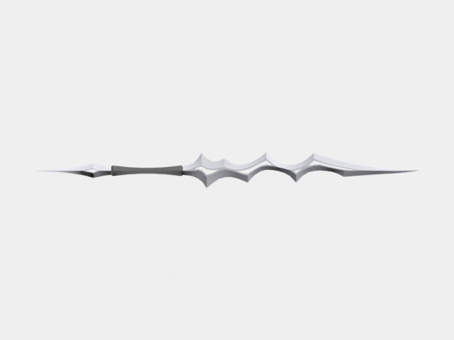 sword thorn 3D Модель .c4d .max .obj .3ds .fbx .stl .blend 