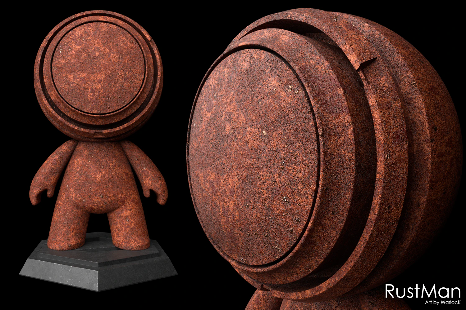 rust material CG Textures .c4d .max .obj .3ds .fbx .stl .blend 