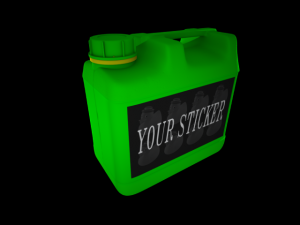 plastic jerrycan Model 3D