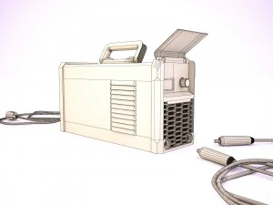 m&aacute;quina de solda Modelo 3D