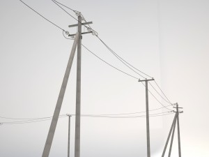 electrical towers Modello 3D