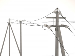 electrical towers 3D 模型