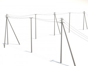 electrical towers 3D 模型