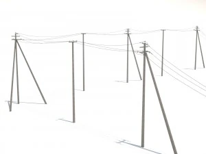 electrical towers 3D Model