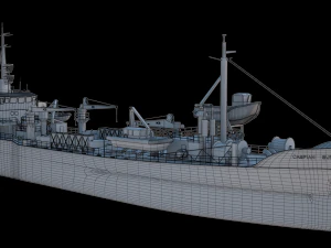 apoiador do navio Sefton Modelo 3D