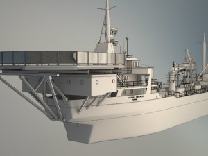 ship sefton supporter Modello 3D
