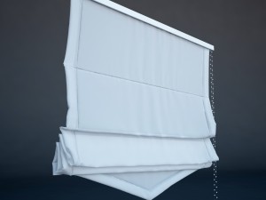 roman curtain Modello 3D