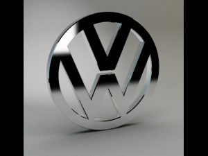 logo vw Modello 3D