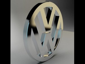 logo vw 3D 모델