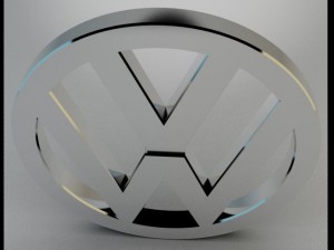 logo vw 3D 모델