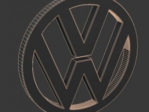 logo vw 3D 모델